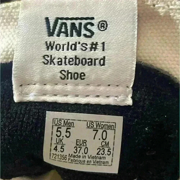 Vans SK8-Hi Tapered Tie Dye Canvas Sneakers Size 7 - Picture 4 of 10